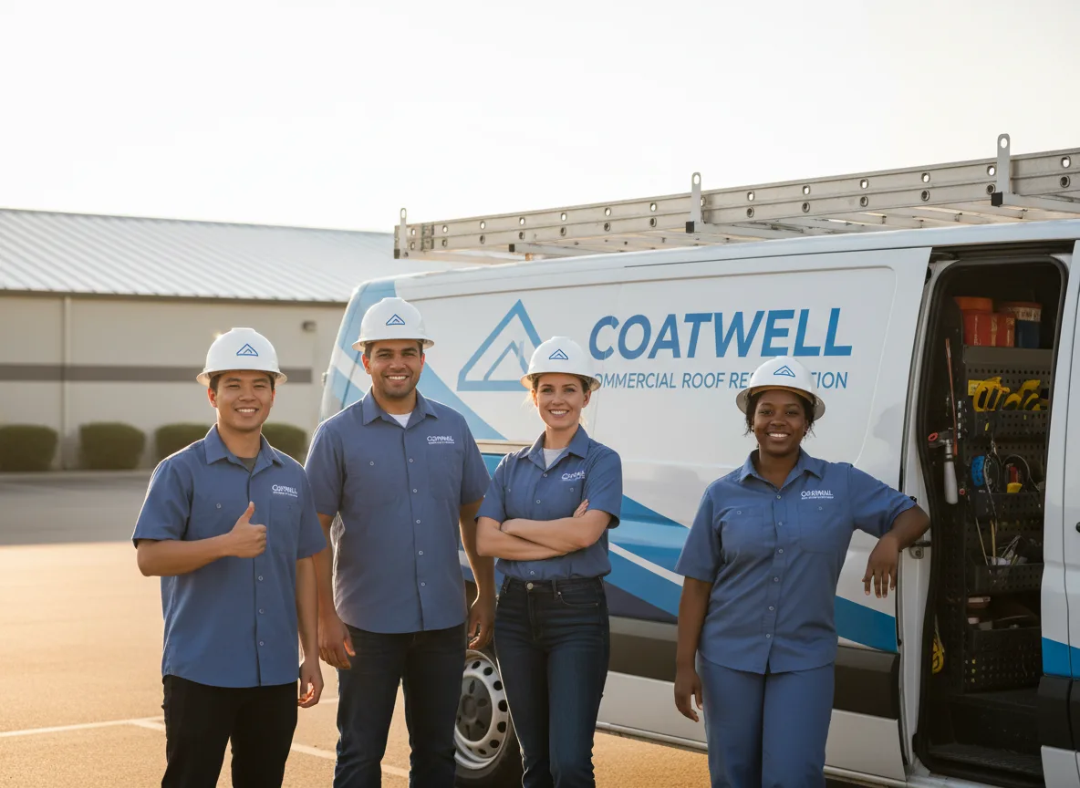 Commercial roof coating company in Needville, TX